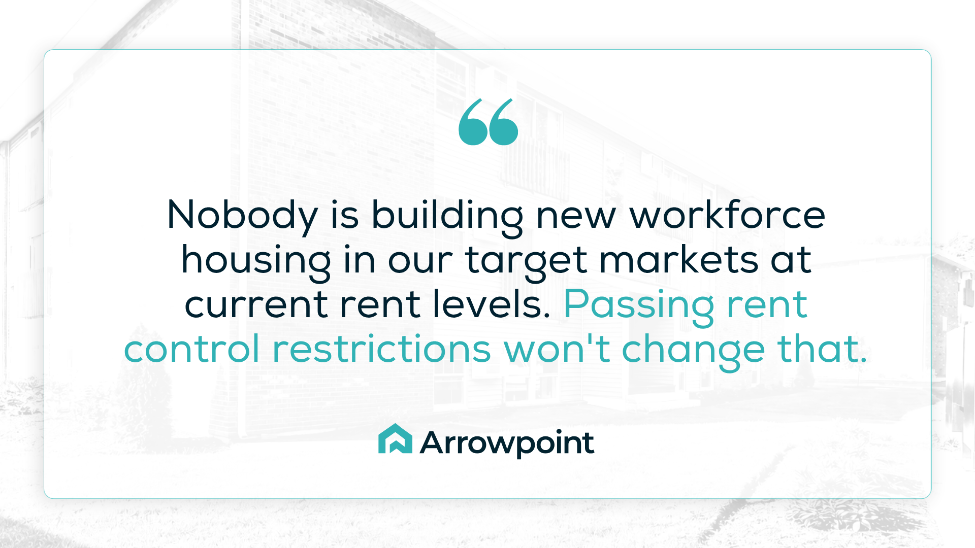 1C4 - 5 - rent control wont change supply