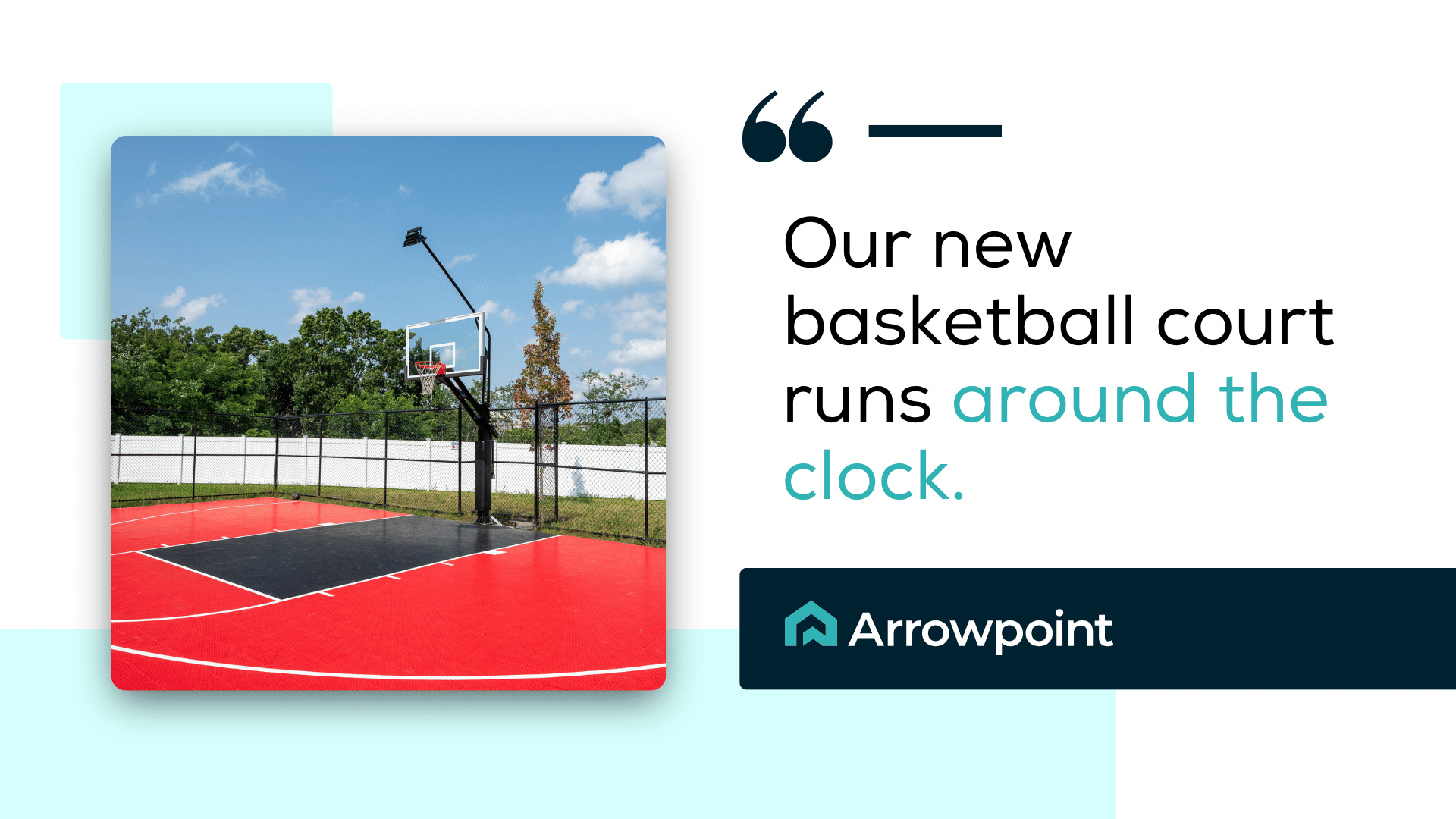 3C2 - 3 - basketball court around clock