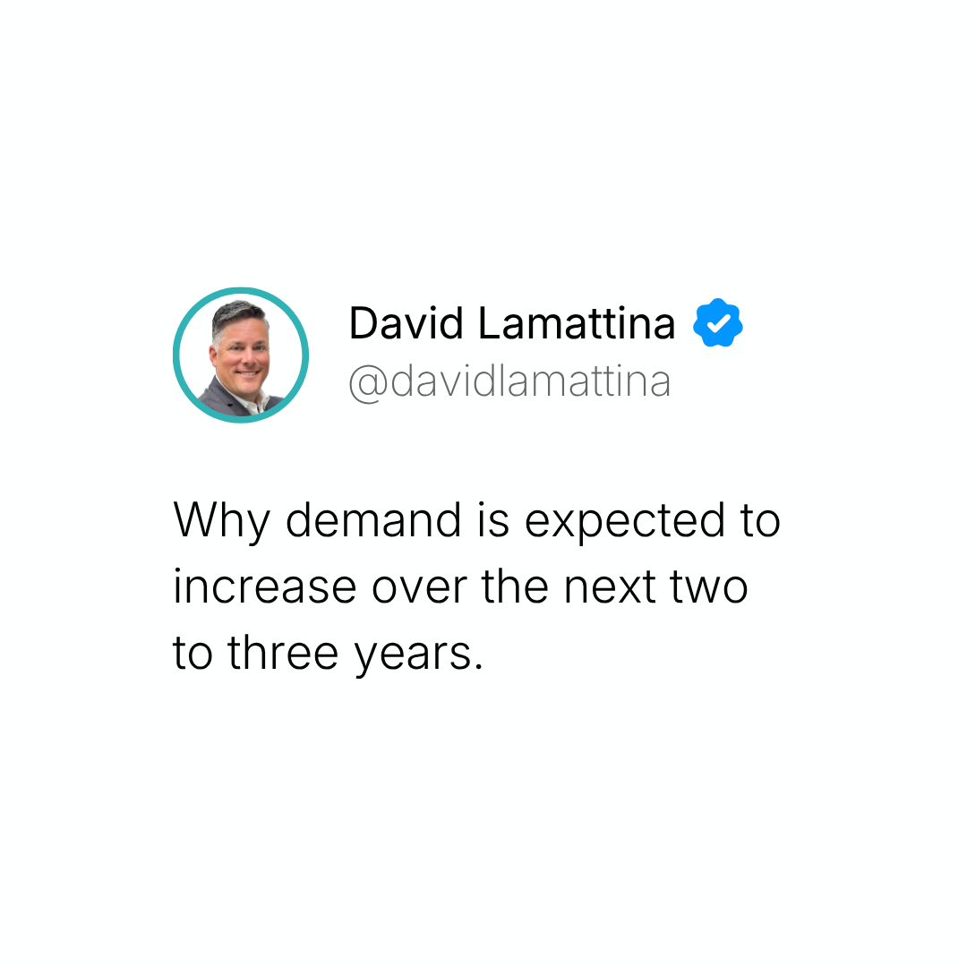 3C3 - 7 - demand increase next years