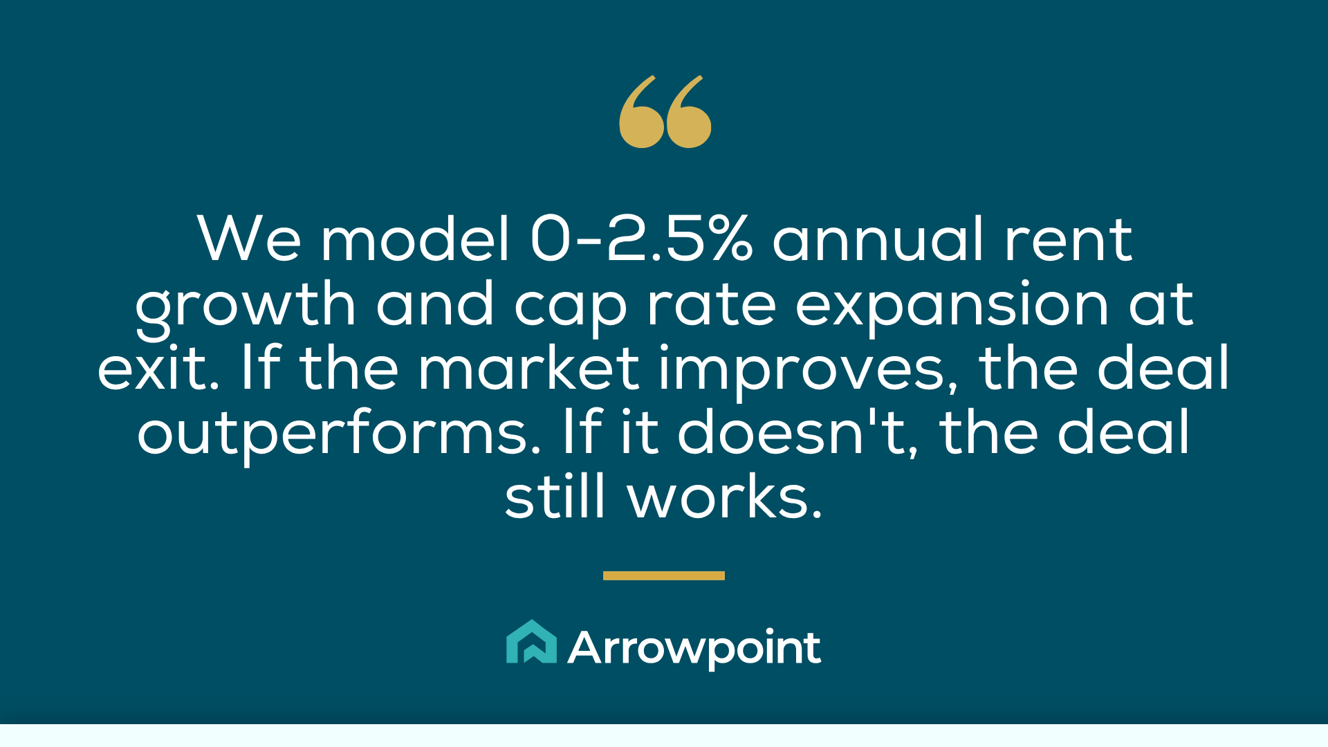 4C1 - 5 - rent growth cap rate